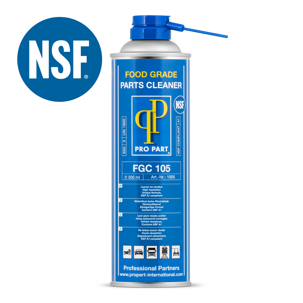 FOOD GRADE PARTS CLEANER